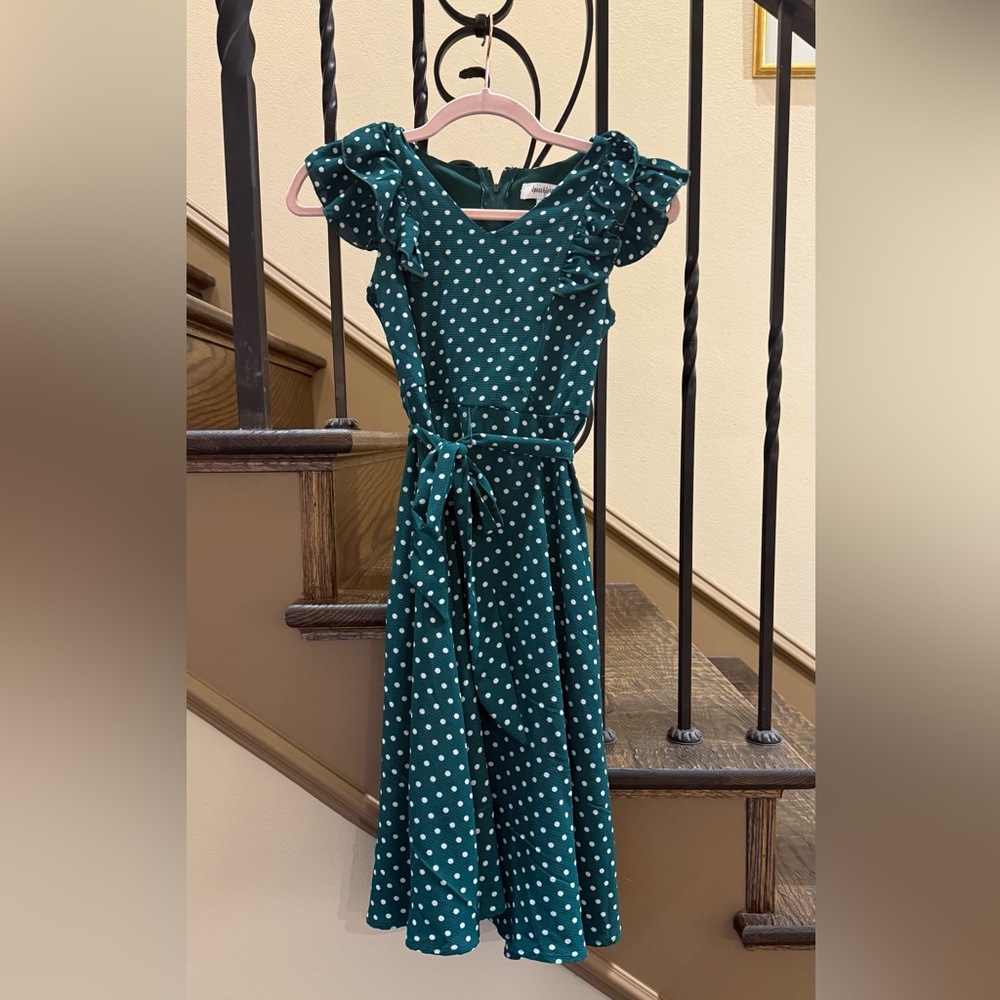 Speechless Green Off the Shoulder Sundress